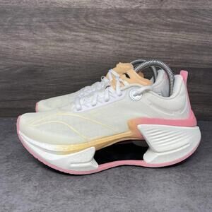 Li Ning Shadow 3 Essential Sneakers Womens Size 6.5 White Pink